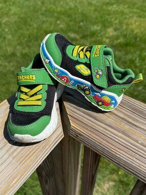 Skechers John Deere Kids Sneakers size 6 Farm Y2K Playcore Streetwear 3315